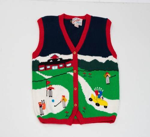Maglione golf vintage - , cotone